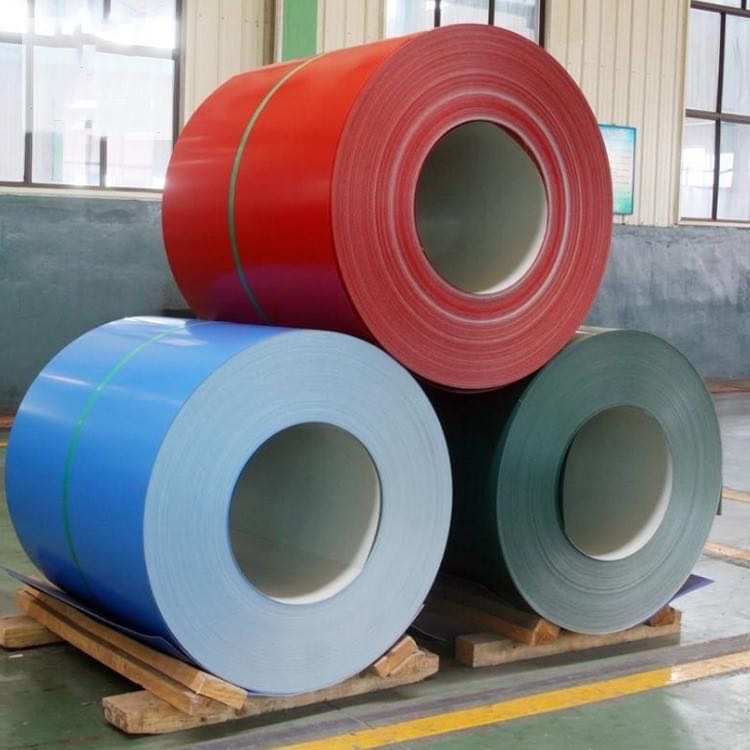 Prepainted Color Coated Steel G550 Grade PPGL Galvalume Steel Coil For Container Plate Made In China